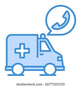 Emergency Services Icon Element For Design
