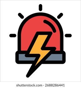 Elemento de icono de servicios de emergencia para diseño