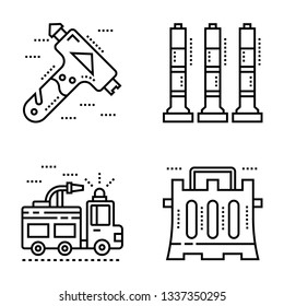 Emergency Services Line Vectors Pack
