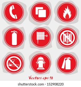 Emergency sign icon, vectors illustration