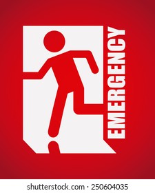 emergency signal  design, vector illustration eps10 graphic 