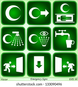 Emergency signs