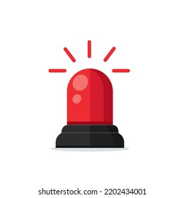 Emergency Siren Icon Vector Illustration Stock Vector (royalty Free 