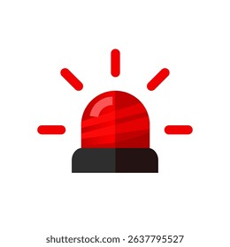 emergency siren — vector icon