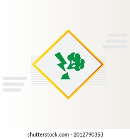 EMERGENCY STORM DAMAGE TREE ICON