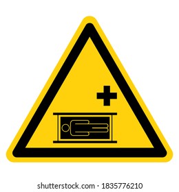 Emergency Stretcher Symbol Sign, Vector Illustration, Isolate On White Background Label .EPS10