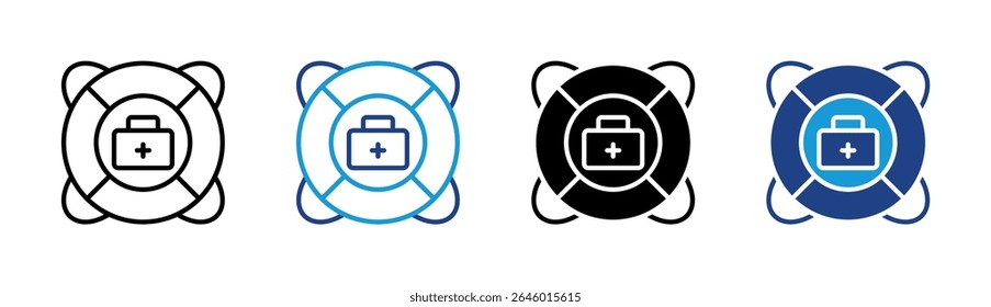 Elemento de icono de Asistencia de emergencia para diseño