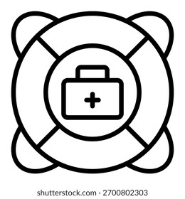 Elemento de icono de Asistencia de emergencia para diseño