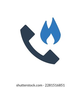 Emergency Telephone Icon - Fire Icon