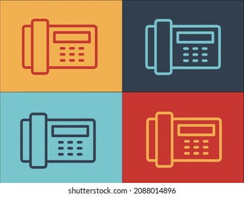 Plantilla de logotipo del teléfono de emergencia, icono plano simple de emergencia, teléfono, llamada