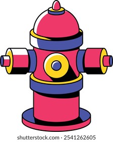 Emergency Tools Water Hydrant Illustration