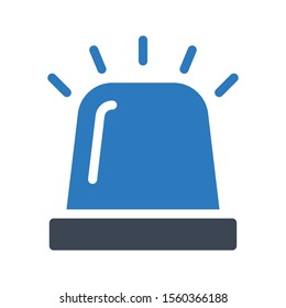 emergency vector glyph colour icon 