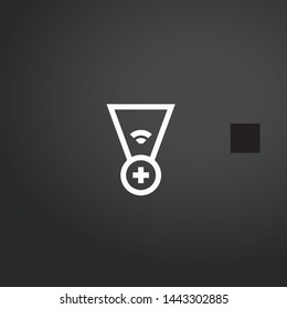 Emergency vector icon. Emergency concept stroke symbol design. Thin graphic elements vector illustration, outline pattern for your web site design, logo, UI. EPS 10.
