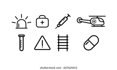 emergency vector icons