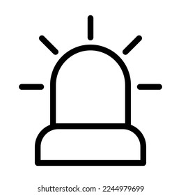 Emergency Vector Line Icon Design