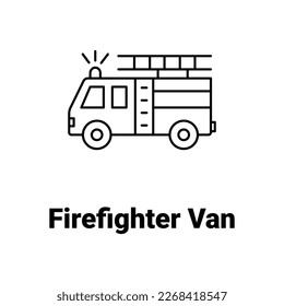 Emergency vehicle Vector Icon easily modify

