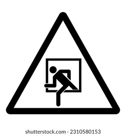 Emergency Window Symbol Sign, Vector Illustration, Isolate On White Background Label .EPS10
