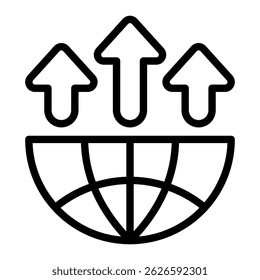 Elemento De Ícone Para Design De Mercados Emergentes