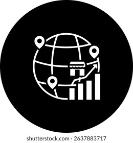 Emerging Markets Icon Element For Design