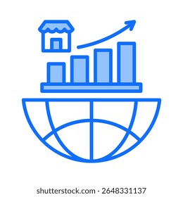 Elemento De Ícone Para Design De Mercados Emergentes