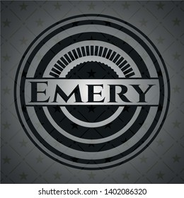 Emery dark emblem. Vector Illustration. Detailed.