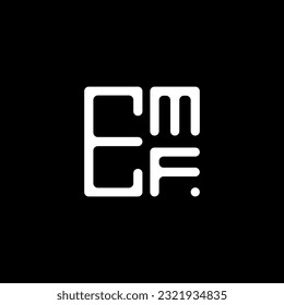 EMF letter logo creative design with vector graphic, EMF simple and modern logo. EMF luxurious alphabet design  