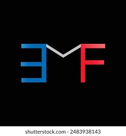 EMF letter logo creative design with vector graphic EMF