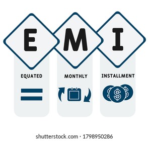 IME - cuota mensual equivalente. concepto de negocios de siglas. concepto de ilustración vectorial con palabras clave e iconos. ilustración con iconos para banner web, volante, página de inicio, presentación