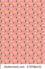 Emily - personalized design. High quality vector graphic for backgrounds, wrapping paper and personalized gifts.