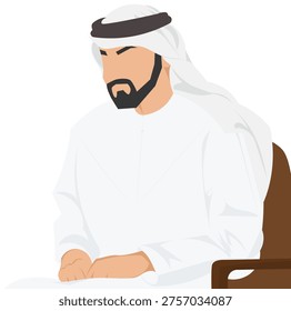 Emirati and Arab man avatar 