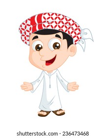 Emirati Kid illustration