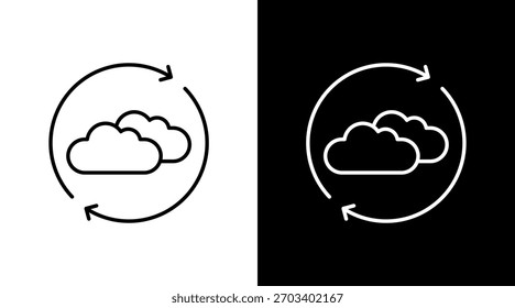 Diseño de conjunto de iconos blancos neutros de emisión