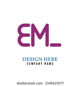 EML lettering logo is simple, easy to understand and authoritative