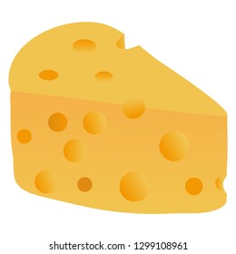 An emmentaler cheese