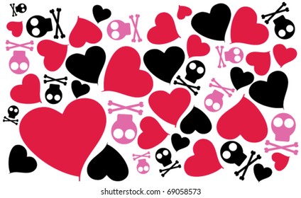 emo decoration vector