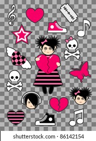 Emo Stickers