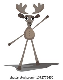 Emoji brown deer and