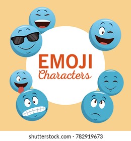 Emoji chat characters