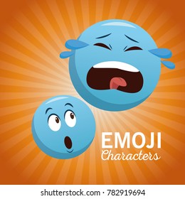 Emoji chat characters