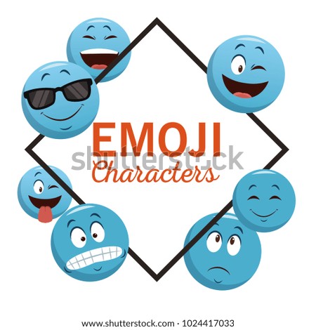 Emoji chat characters