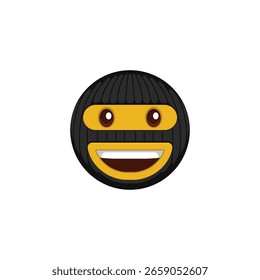 Círculos de emojis Vector abstracto moderno logo