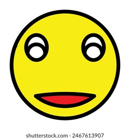 Vector de la cara del payaso de emoji