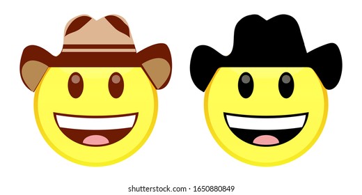 Accessories Hats & Caps Helmets Cowboy Emoji Helmet 