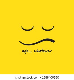 emoji design concept vector template, design for print or media social