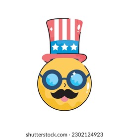 Emoji doodle vector filled outline icon. EPS 10 file