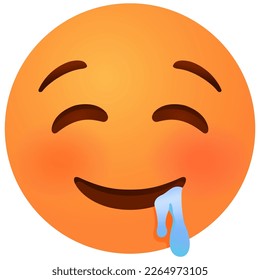 ilustración de vector de caída de emoji