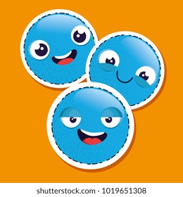 emoji emoticon character background collection