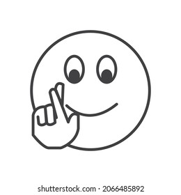 Emoji, Emoticon Face, Flat Isolated  Emoji
