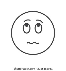 Emoji, Emoticon Face, Flat Isolated  Emoji
