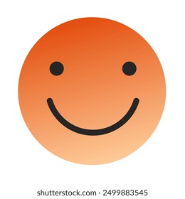 Emoji or Emoticon Gradient Art Vector